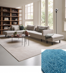 Glenn Furlton Interiors, Gütersloh, Designteppich Chennai in der Farbe Salt von Jacaranda