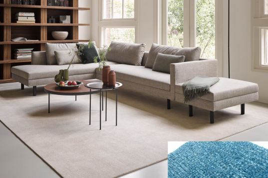 Glenn Furlton Interiors, Gütersloh, Designteppich Chennai in der Farbe Salt von Jacaranda