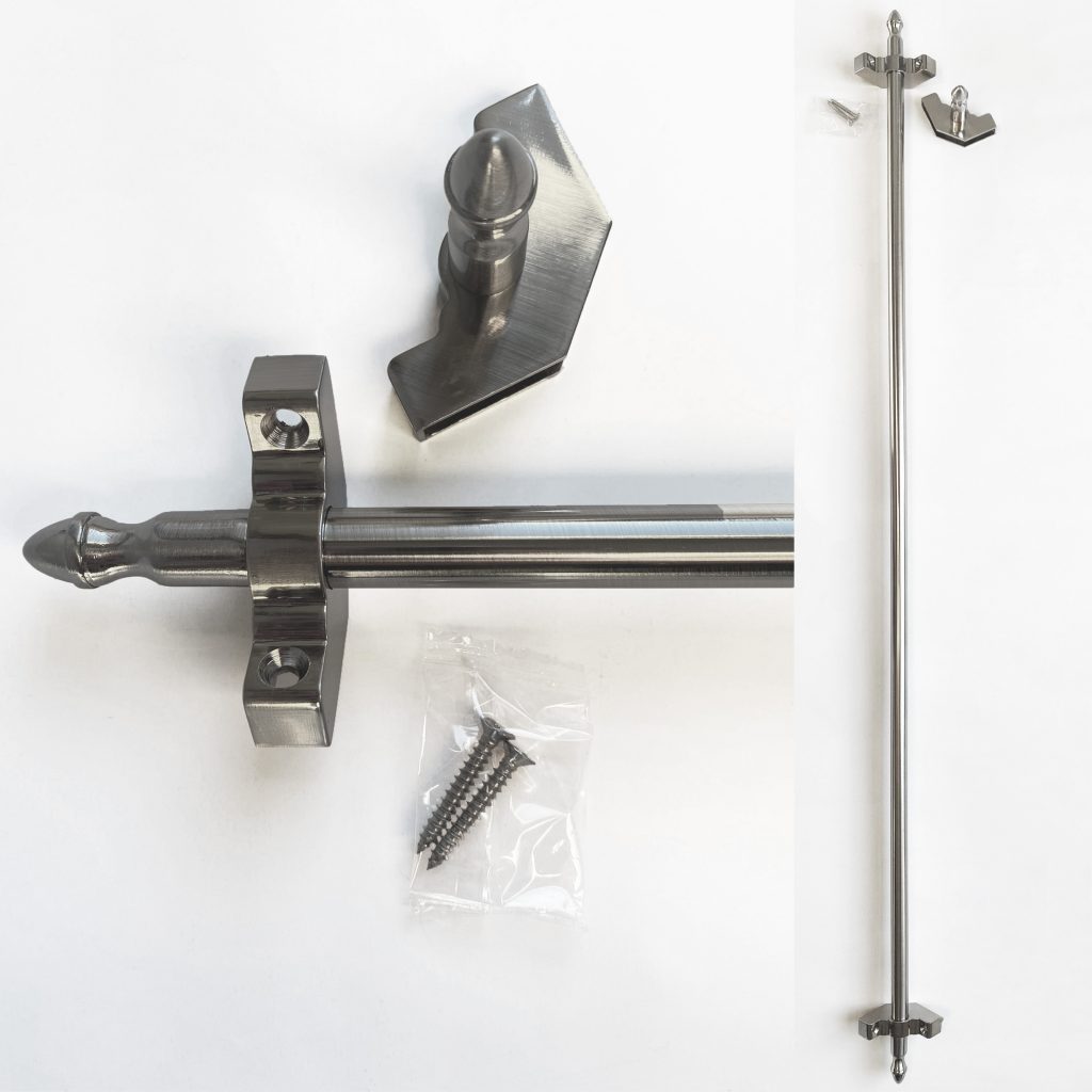 Glenn Fulton Interiors Gütersloh, Stairrods Treppenstange Homepride in der Farbe Satin Nickel